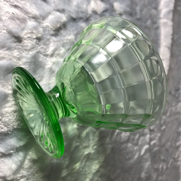 Vintage Vaseline Uranium Sorbet Ribbon Hazel Atlas #43 - Picture 14 of 14